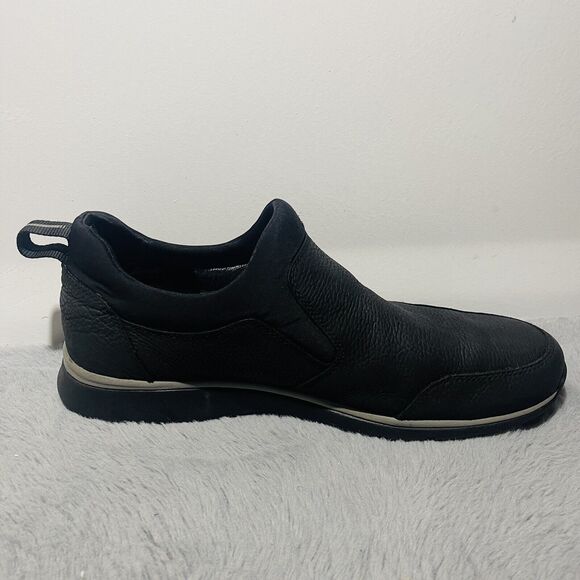 Johnston Murphy Shoes Mens 12M Black Leather XC4 Slip On Comfort Waterproof - Picture 7 of 11